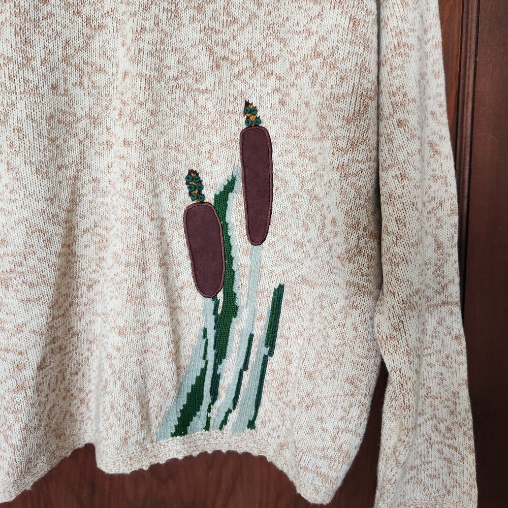 Vintage E Main Line by Eagle's Eye Sweater with Cattails - Picture 9 of 11